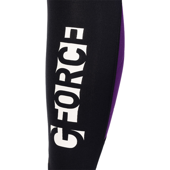 2024 Gul Feminino G-Force 3mm Back Zip Wetsuit GF1306-B7 - Black / Amoreira